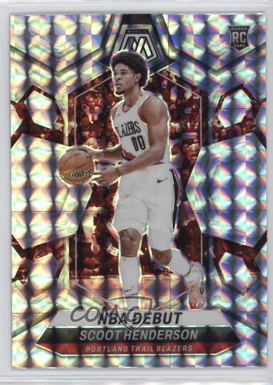 2023-24 Panini Mosaic NBA Debut Mosaic Prizm Scoot Henderson #255 1d13