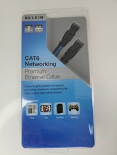 Belkin CAT6 Networking Premium 7 ft. Ethernet Cable, New in Box