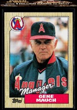 1987 Topps #518 Gene Mauch