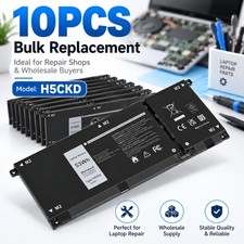 10PC H5CKD Laptop Battery 53Wh for Dell Inspiron 5406 7405 7306 7506 2in1 Series