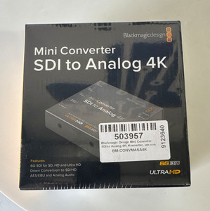 Blackmagicdesign Mini Converter SDI to Analog 4K Abwärtswandler CONVMASA4K