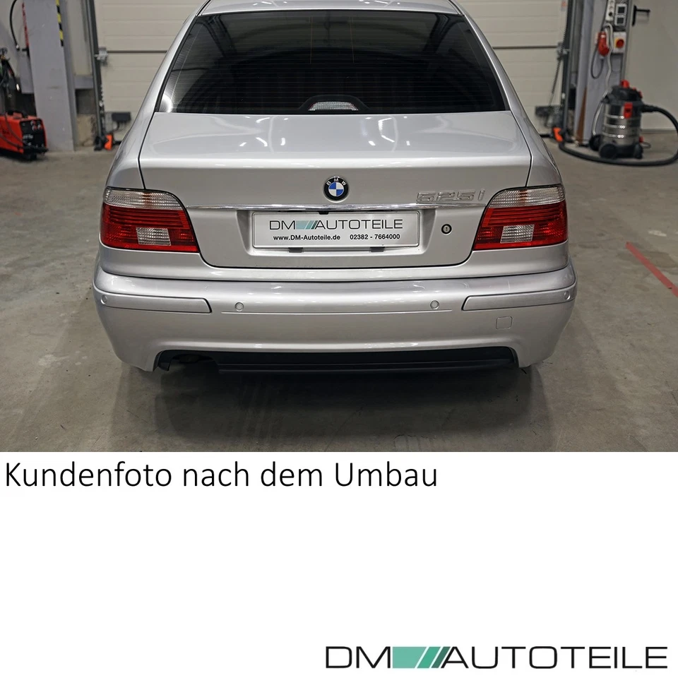 Heckdiffusor Schwarz Stoßstange 520-540i passend für BMW 5er E39 mit M-Paket+ABE - Bild 4 von 4