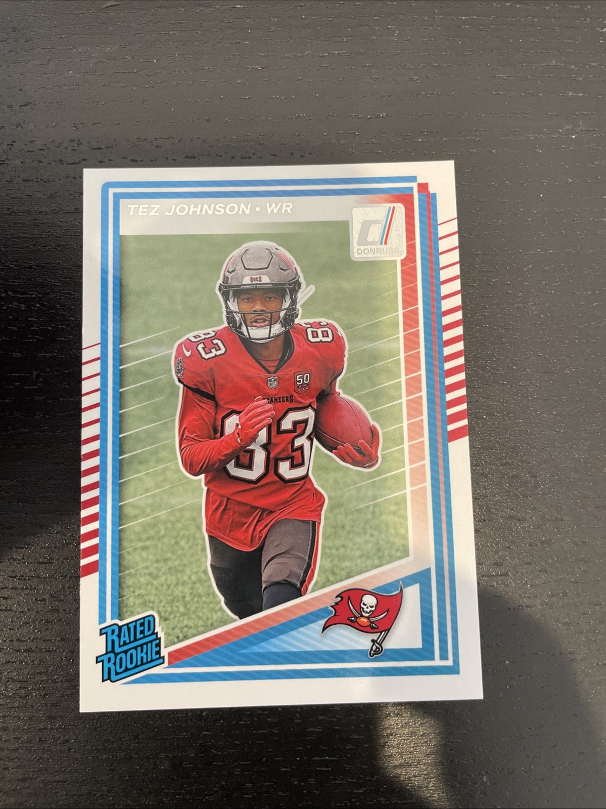 2025 Panini Donruss - Rated Rookie Tez Johnson #313 No Name (RC)