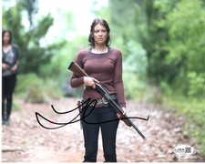 Lauren Cohan signed 8x10 Photo Maggie Greene The Walking Dead TWD JSA