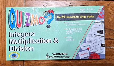 Quizmo? 2007 Series -Integers, Multiplication & Division- New & Sealed