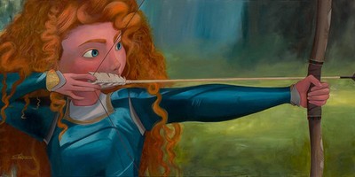 Brave Merida Disney Fine Art Arienne Boley Signed Lt Ed 95 Fate Within Us