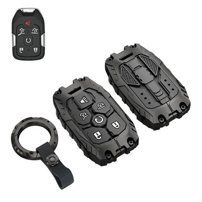 Key Fob Cover Case for Suburban Tahoe Yukon 2015-2020 6 Buttons