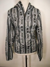 Beautiful Women's Medium The North Face Gray Geo Design LS Zipper Windbreaker