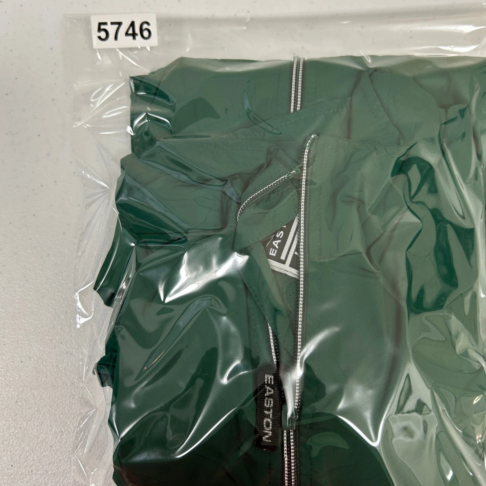 Easton Mens Forest Green Windbreaker Jacket Mesh Lined Full Zip L/XL - product detail image 9
