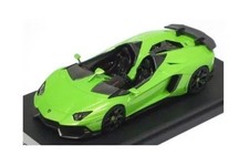 LOOKSMART 1/43 Lamborghini Aventador J Green Diecast Model Car Used