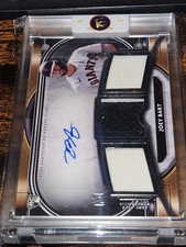 2021 Topps Museum Collection Sig Swatches Triple Relic Auto Joey Bart 103/249