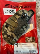 New Safariland IWB Concealment Holster Sig P365 xmacro RH mossy oak cordura camo