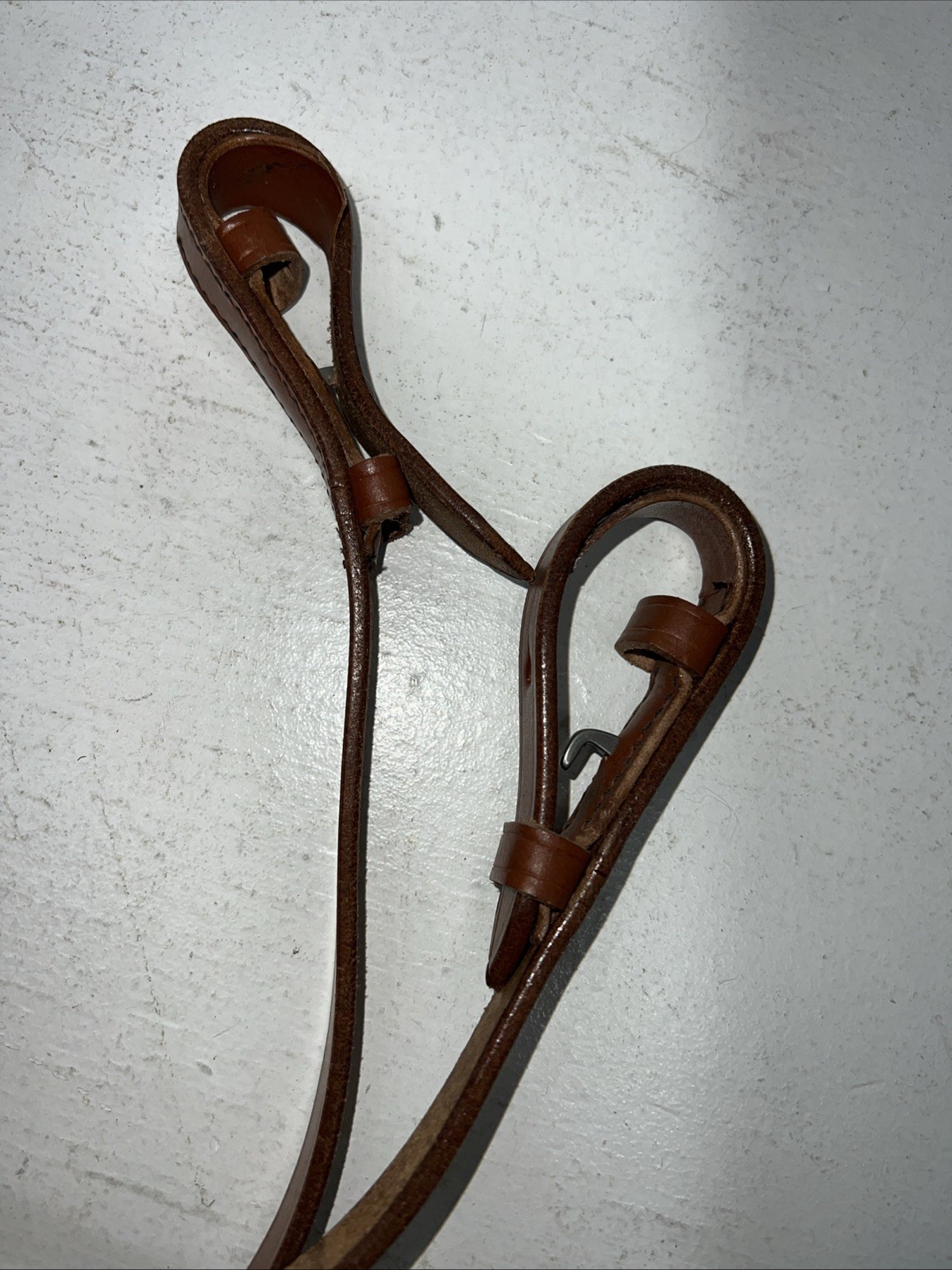 New Tough 1 Leather Brown Square Raised English Bridle And Reins #20-7556 Y-34