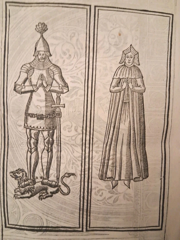 Antique Book 1631 Ancient Funeral Monuments of Great Britain Weever Witchcraft  - Image 2 of 4