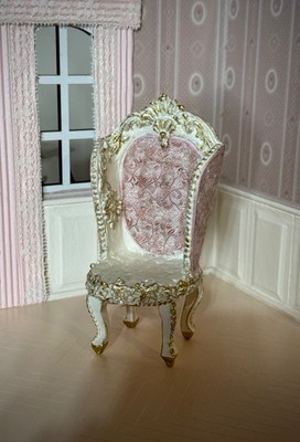 Dollhouse Miniature French Victorian Artisan made chair