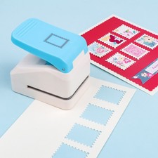 Postage Stamp Embossing Punch for DIY Scrapbooking Journaling Paper Craft