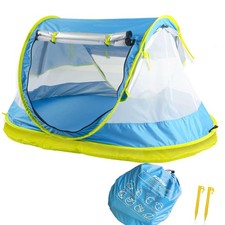 Poray Portable Baby Beach Tent with UPF 50 Sun Shelter,Mosquito Net and Suns...