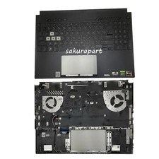 90NR0951-R31 For ASUS TUF Dash A15 F15 FA507 FX507R Palmrest W/ Backlit Keyboard
