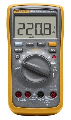 Fluke 17B+ Digital Multimeter with temperature and frequency, 1000 V, 10 A