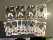 2026 Bowman Baseball Jesus Made 1st Chrome Paper Lot Milwaukee Brewers