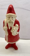 Antique Vtg Santa Christmas 7.5 Irwin Celluloid 1930 s Made in USA
