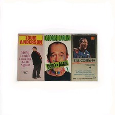Louie Anderson + George Carlin + Bill Cosby VHS Stand Up Comedy Bundle Lot