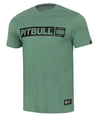 Herren T-Shirt PIT BULL WEST COAST PitBull Kurzarm Mint Hilltop