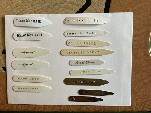 Ascot Chang Joseph Abboud Geoffrey Beene Collar Stays