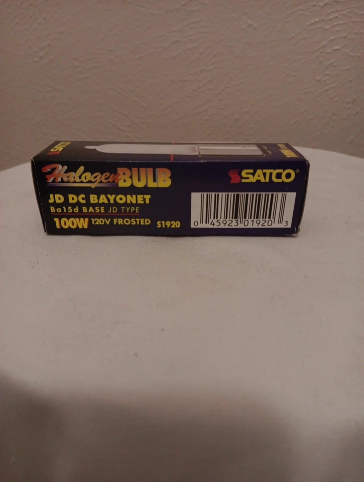 Satco 100W Bayonet Bulb Ba 15d JD Type 120V Frosted Glass S1920. - Image 4 of 4