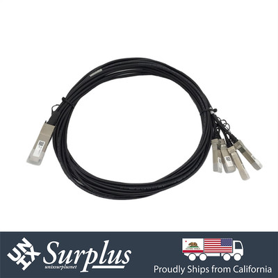 Passive 40GB QSFP+ to 4x SFP+ 10GB DAC 3m 28AWG Copper Breakout Cable
