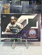 2024 Topps Series 2 - City Connect Swatch Collection Charlie Blackmon #CC2-CB...