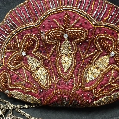 Bolso de hombro con cuentas - algunos daños - Imagen 4 de 12