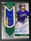 2024 Topps Diamond Icons Julio Rodriguez Jumbo Patch Auto 2/25 Seattle Mariners