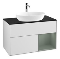 Villeroy & Boch Finion Waschbeckenunterschrank FüR Becken Mittig Regal Rechts...