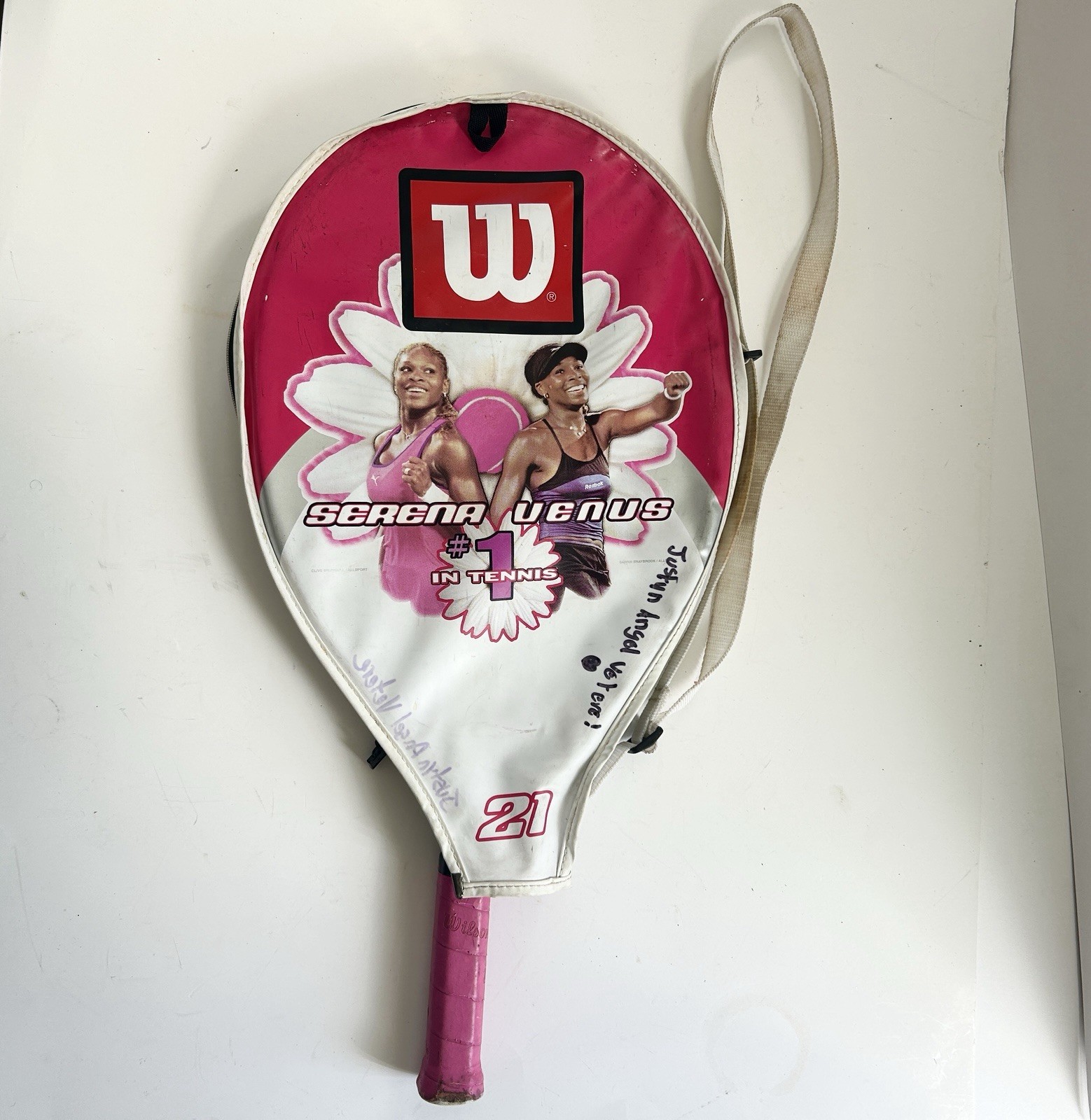 Serena & Venus, Kids 21" Beginner Wilson Tennis Racket With 