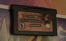 Dungeons & Dragons Eye of the Beholder Nintendo Game Boy Advance GBA TESTED