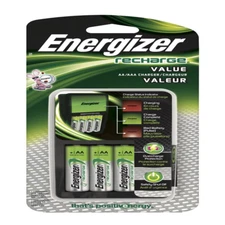 Recharge Value Charger for Nimh Rechargeable AA and AAA Batteries