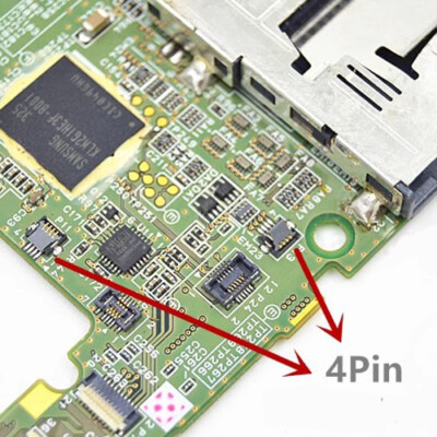 Nintendo 2x Touch Screen Flex FPC ZIF 4Pin Connector for