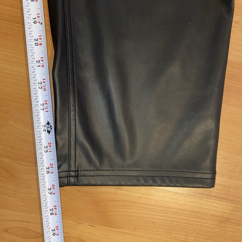 Pantalones HALOGEN Nordstrom Talla 18W Imitación Cuero Pierna Recta Pantalones Negros NUEVO - Imagen 8 de 11