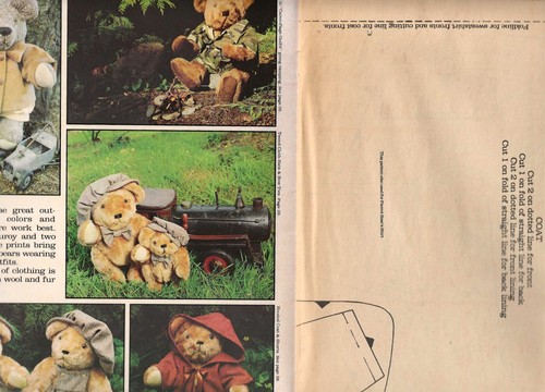 Teddy Bears' Wardrobe Nancy Southerland Holmes Clothes Sewing Patterns Outfit - Picture 10 of 16