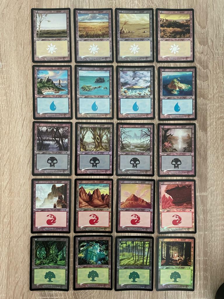 MTG ナズグル　foil 全種　セット MTG 20X JAPANESE FOIL ONSLAUGHT BASIC LANDS SET~PLAINS SWAMP