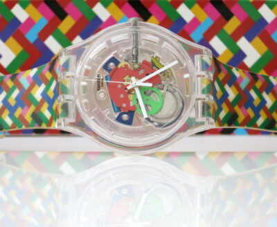 EXPO COLO-NET - SUOK111K - SWATCH NEW GENT - NEU und ungetragen TOP