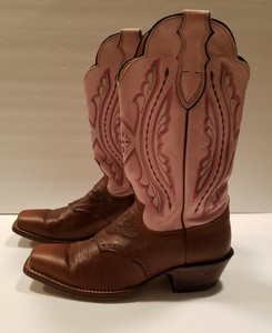 justin women's square toe cowboy boots