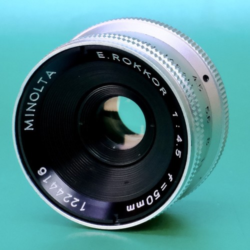 Minolta E.Rokkor Enlarger 1:4.5 f=50mm Lens With Case, 39mm Ltm Screw Mount - Picture 2 of 8