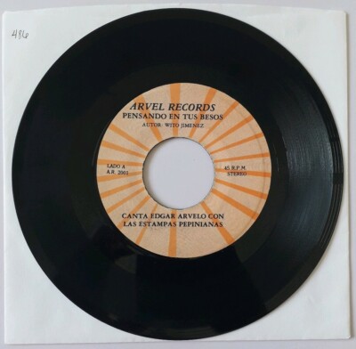 Edgar Arvelo Estampas Pepinianas Pensando En Tus Besos / Del Senor No AR2001 VG+