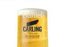 Personalised Half Pint Carling Lager Beer Glass New Easy Carry Design Engraved