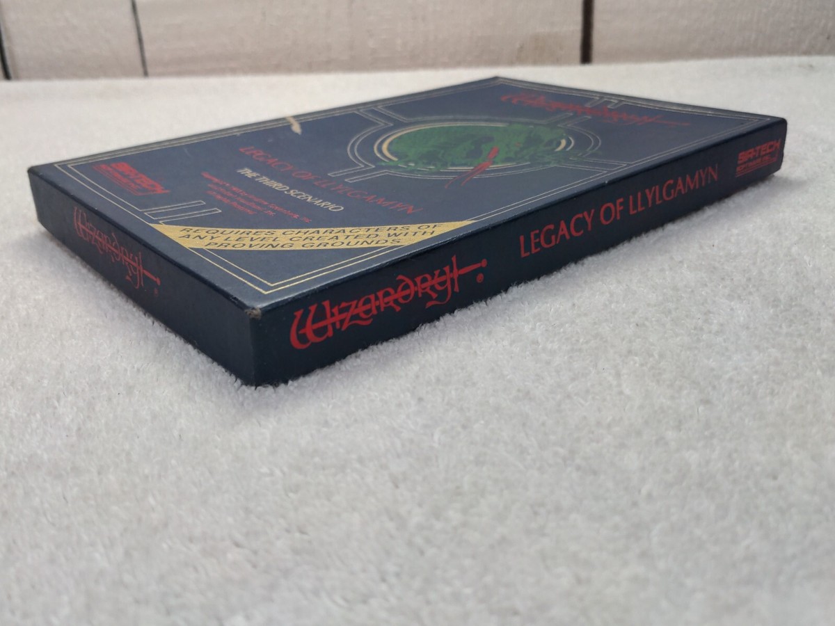 Wizardry III Legacy of Llylgamyn The Third Scenario Sir-Tech Apple