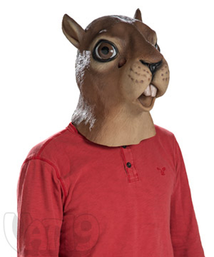Eichhörnchen-Maske Aus Latex – Witzig Für Partys, Cosplay Oder Überraschungen