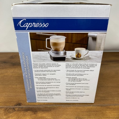 Capresso Froth Max Black Plastic Max Milk Frother 12 oz New In Box Kitchen Must - Picture 6 of 8