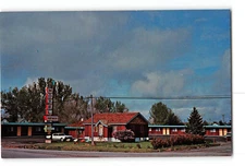 Riverton Wyoming WY Vintage Postcard Paintbrush Motel